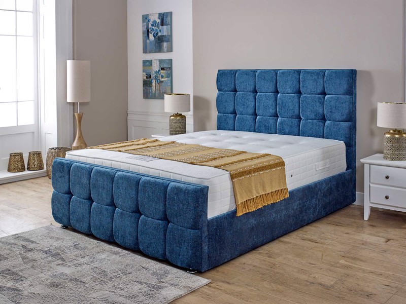 Land Of Beds Maple Fabric King Size Bed Frame