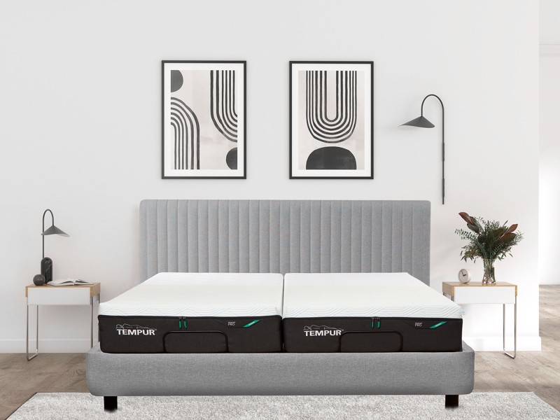 Tempur SmartCool Mattress with Arc Vertical Adjustable Bed