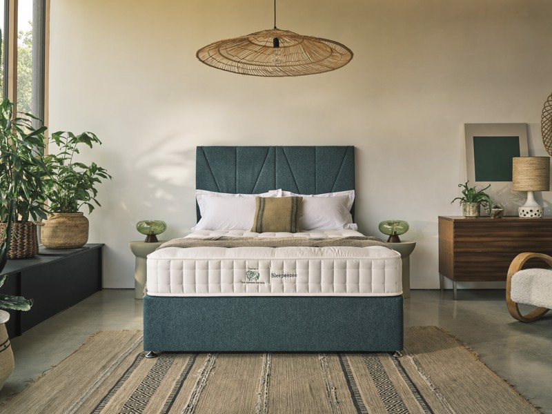 Sleepeezee Wool Luxe 1200 Super King Size Zip & Link Divan Bed