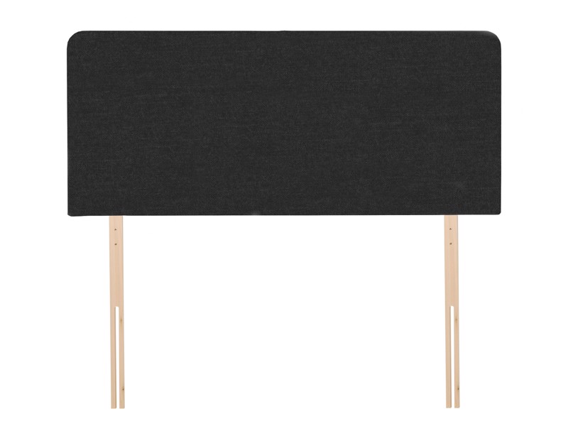 Hypnos Super King Size - CLEARANCE STOCK - Tweed Charcoal Emily Headboard