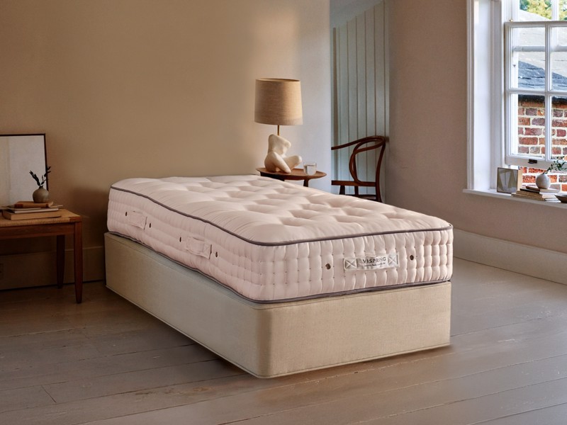 Vispring Single Size - CLEARANCE STOCK - Gem Powder Regal Superb Divan Bed