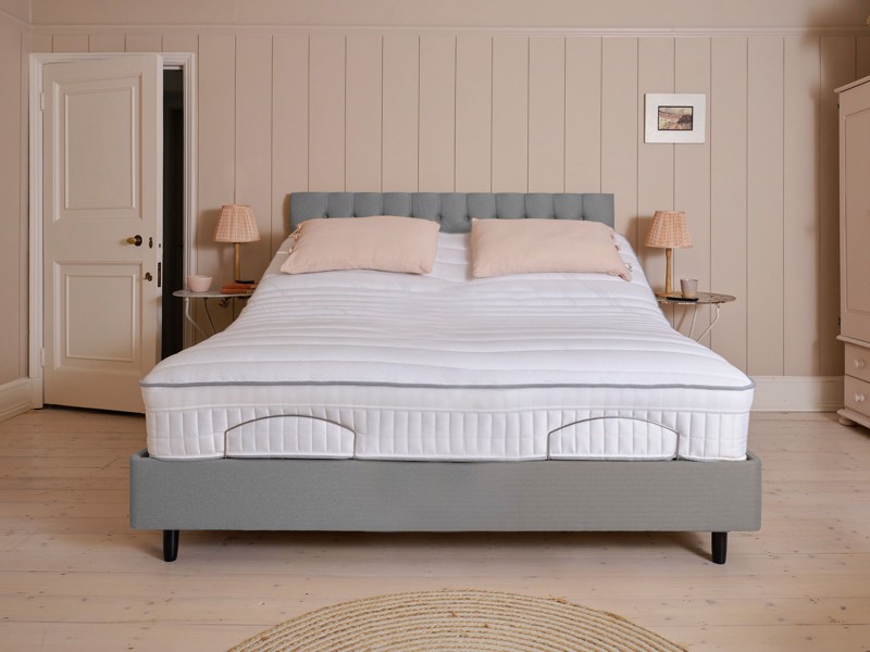Sleepeezee Double Size - CLEARANCE STOCK - Weave Taupe Kingham Deluxe Adjustable Bed