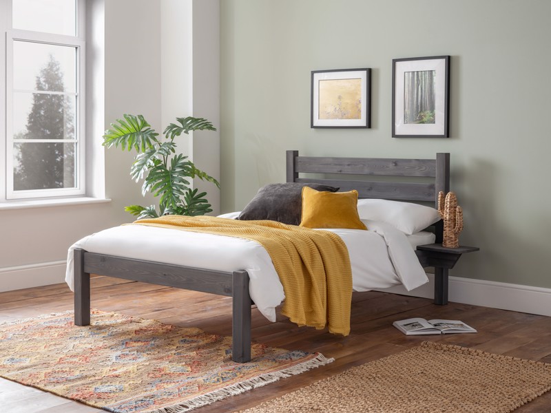 Land Of Beds Meadowcroft Wooden King Size Bed Frame
