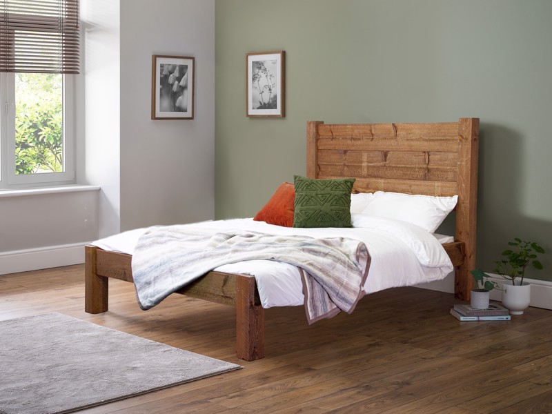 Land Of Beds Heathmore Wooden King Size Bed Frame