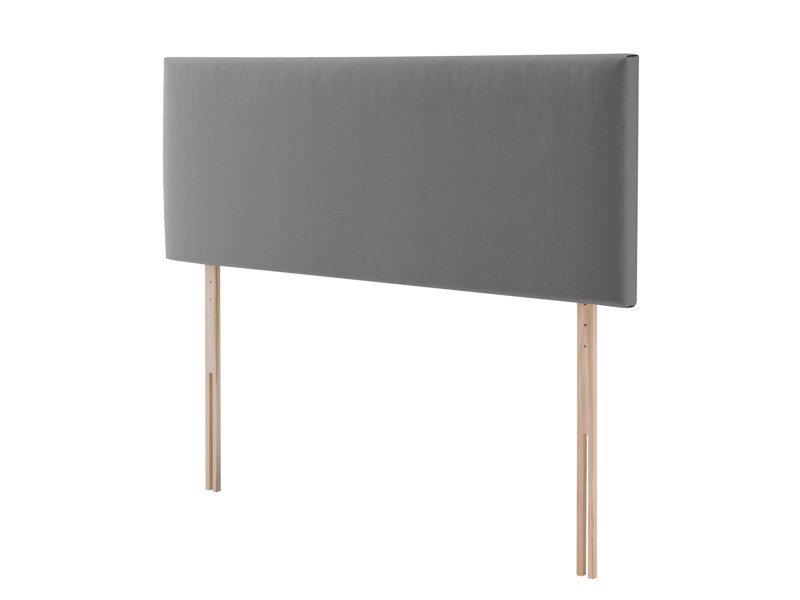 Silentnight Single Size - CLEARANCE STOCK - Weave Slate Grey Lyon Headboard