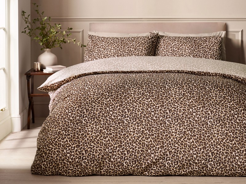 Catherine Lansfield Animal Print Duvet Cover Set