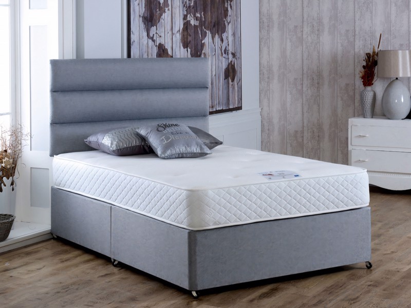 Land Of Beds Cambridge Memory Small Double Divan Bed