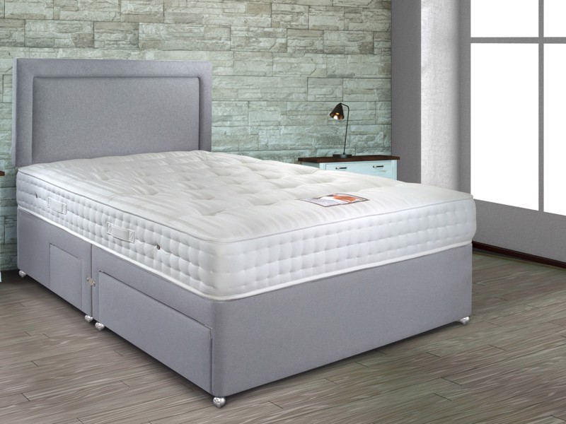Sleepeezee Backcare Ultrafirm 1600 Super King Size Zip & Link Divan Bed