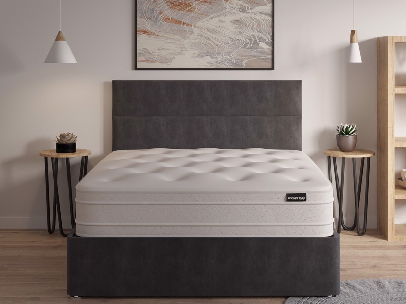 Land Of Beds Saxton Ortho Double Divan Bed