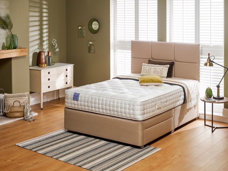 Relyon Dreamworld Derwent Natural Pashmina 2400 Single Divan Bed