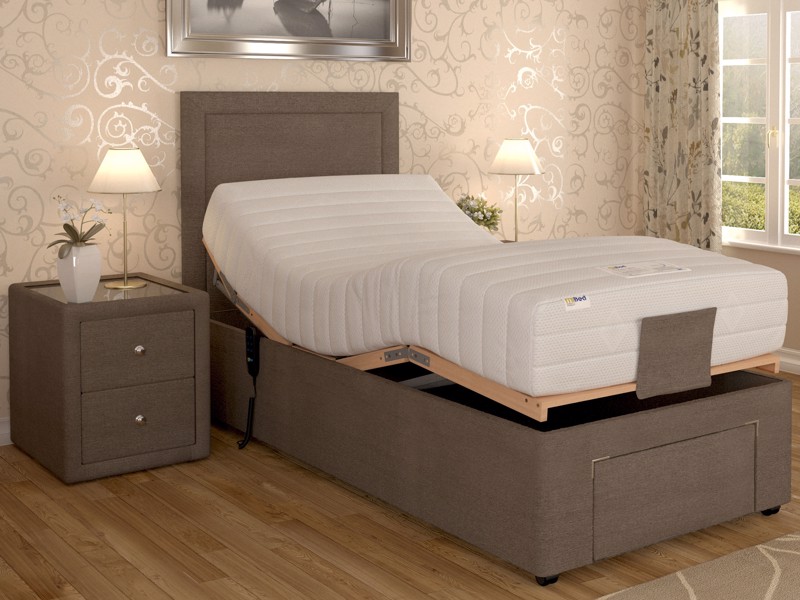 MiBed Dreamworld Lindale Memory Single Adjustable Bed