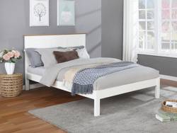 Land Of Beds Winton White Wooden Bed Frame