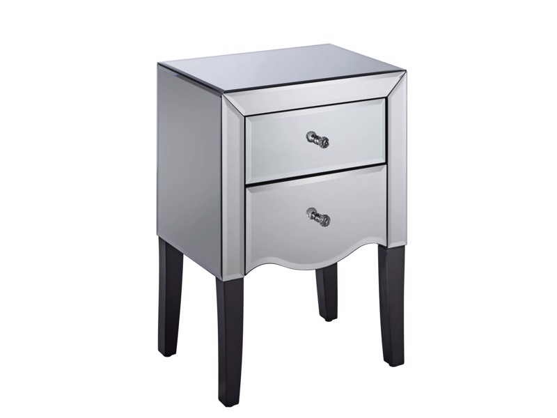 Land Of Beds Mercury 2 Drawer Bedside Table Land of Beds