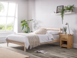 Land Of Beds Roxana Pine Wooden Single Bed Frame