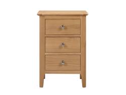 Land Of Beds Crosby 3 Drawer Bedside Table