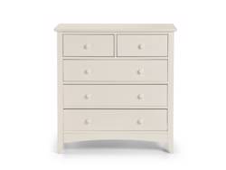 Land Of Beds Leyton White 3 and 2 Chest of Drawers