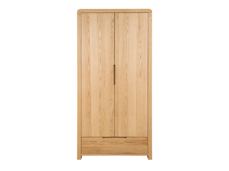 Land Of Beds Finsbury 2 Door 1 Drawer Wardrobe Land of Beds