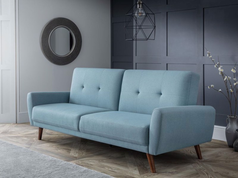 Land Of Beds Abbey Blue 3 Seater Sofa Bed | Land of Beds