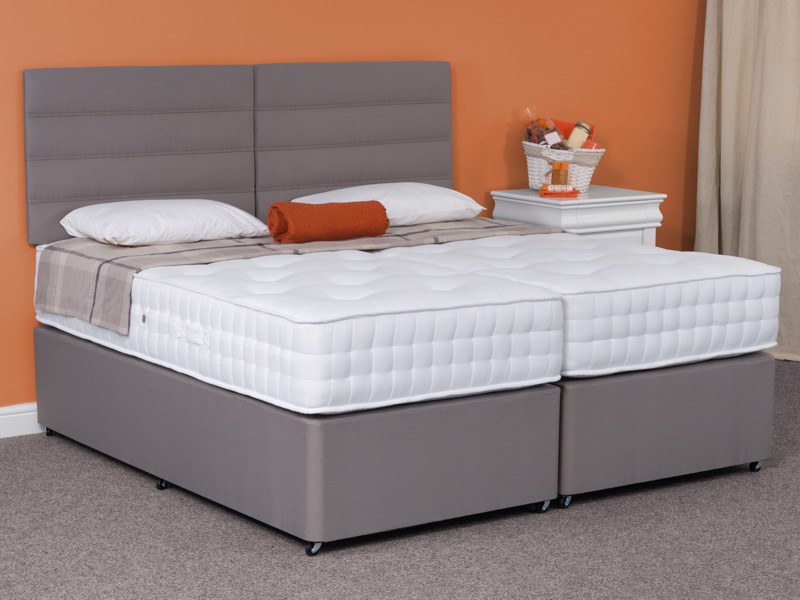 Land Of Beds Super King Size CLEARANCE STOCK Grey Classic Bed Base