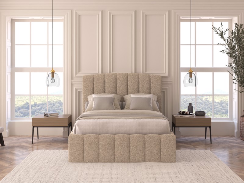 Land Of Beds Akita Fabric Bed Frame | Land of Beds